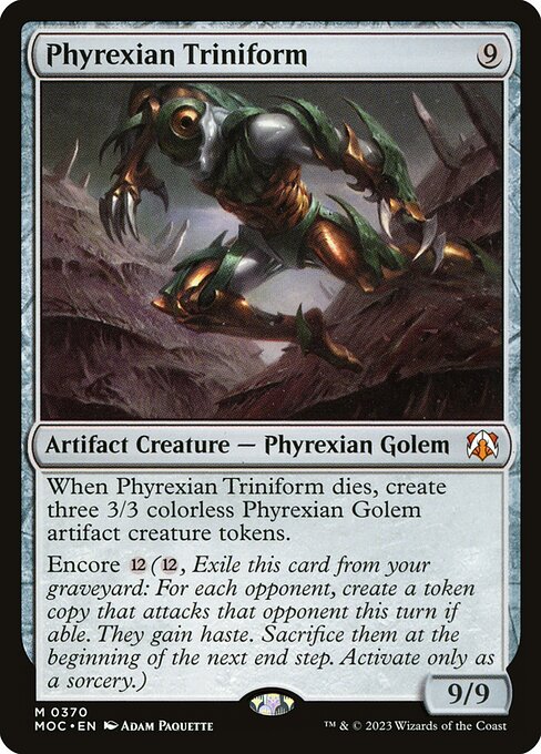 Phyrexian Triniform (370) [March of the Machine Commander]