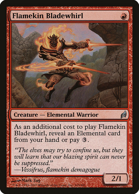 Flamekin Bladewhirl (165) [Lorwyn]