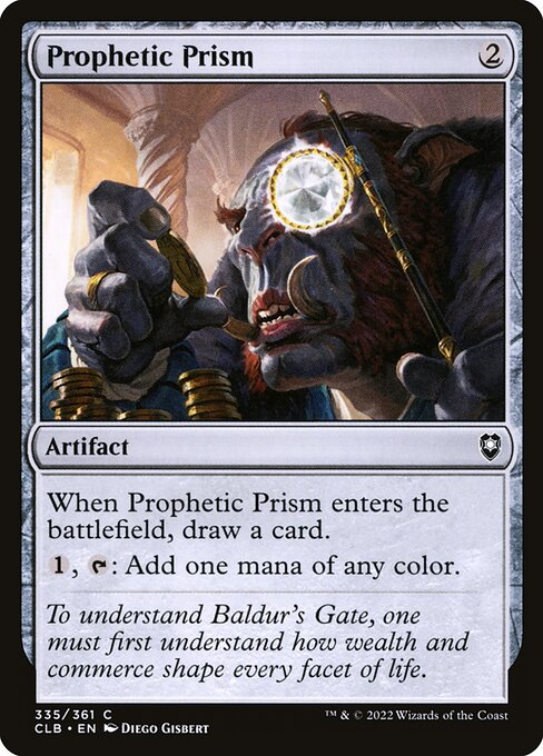 Prophetic Prism (335) [Commander Legends: Battle for Baldur's Gate]