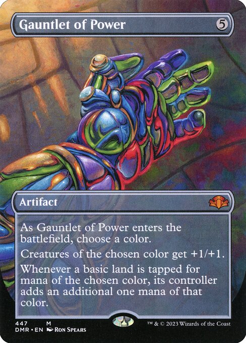 Gauntlet of Power (447) [Dominaria Remastered] [Borderless]