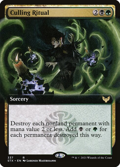 Culling Ritual (337) [Strixhaven: School of Mages] [Extended Art]