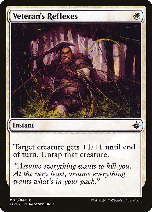 Veteran's Reflexes (5) [Explorers of Ixalan]