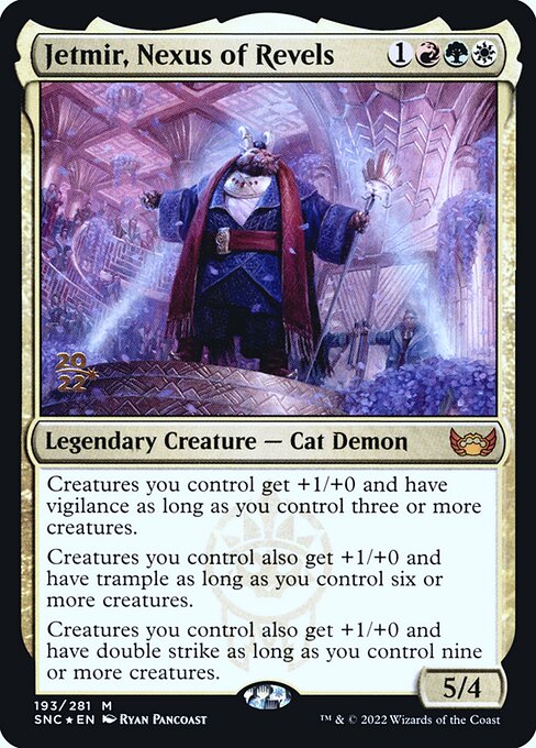 Jetmir, Nexus of Revels (193s) [Streets of New Capenna Promos]