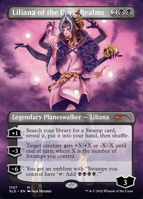 Liliana of the Dark Realms (1107) [Secret Lair Drop] [Borderless]