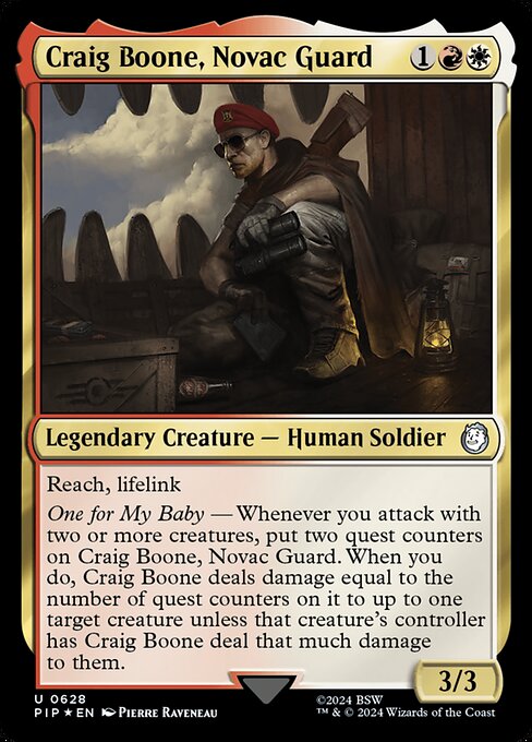 Craig Boone, Novac Guard (628) [Fallout]