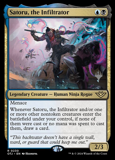Satoru, the Infiltrator (230p) [Outlaws of Thunder Junction Promos]