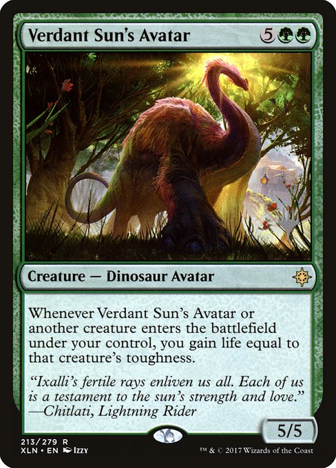 Verdant Sun's Avatar (213p) [Ixalan Promos]