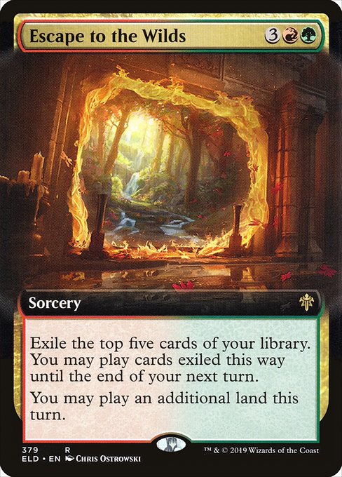 Escape to the Wilds (379) [Throne of Eldraine] [Extended Art]