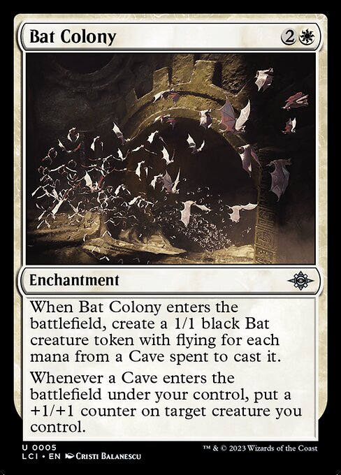 Bat Colony (5) [The Lost Caverns of Ixalan]