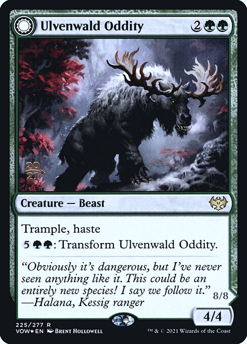 Ulvenwald Oddity // Ulvenwald Behemoth (225s) [Innistrad: Crimson Vow Promos]