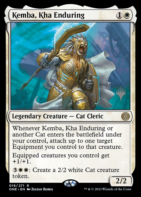 Kemba, Kha Enduring (19p) [Phyrexia: All Will Be One Promos]