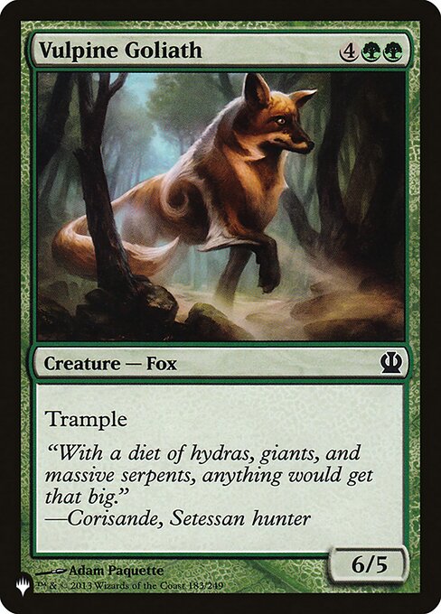Vulpine Goliath (THS-183) [The List]