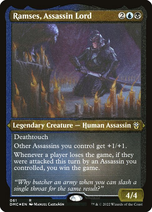 Ramses, Assassin Lord (61) [Dominaria United Commander]
