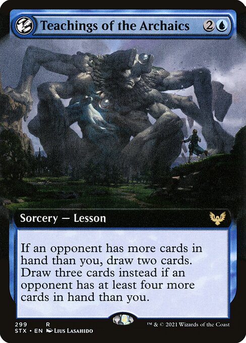 Teachings of the Archaics (299) [Strixhaven: School of Mages] [Extended Art]