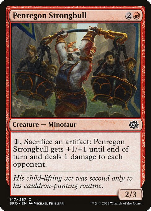 Penregon Strongbull (147) [The Brothers' War]