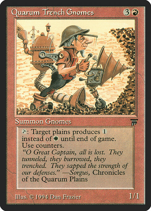 Quarum Trench Gnomes (162) [Legends]