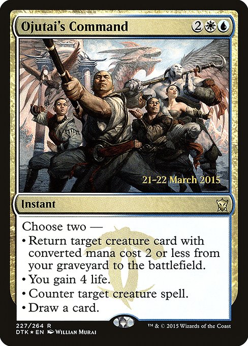 Ojutai's Command (227s) [Dragons of Tarkir Promos]