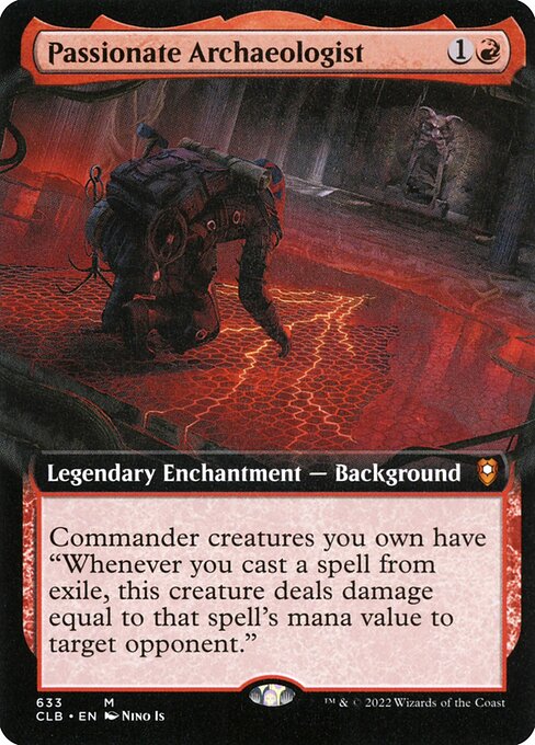Passionate Archaeologist (633) [Commander Legends: Battle for Baldur's Gate] [Extended Art]