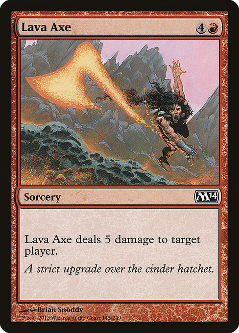 Lava Axe (143) [Magic 2014]