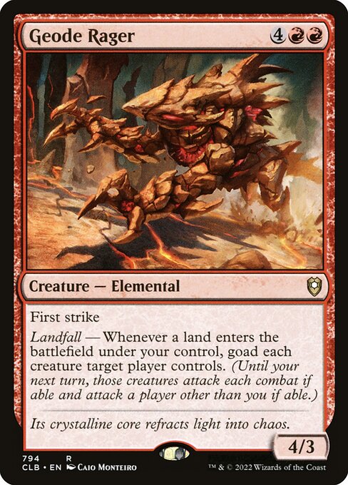 Geode Rager (794) [Commander Legends: Battle for Baldur's Gate]