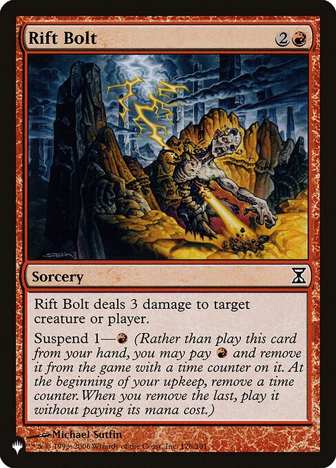 Rift Bolt (TSP-176) [The List]