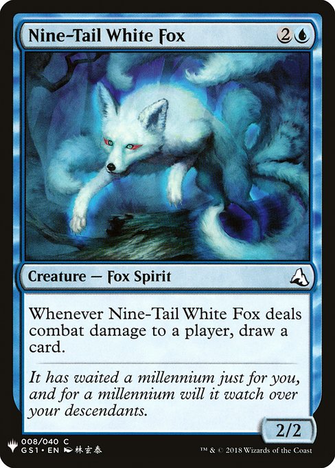 Nine-Tail White Fox (GS1-8) [The List]
