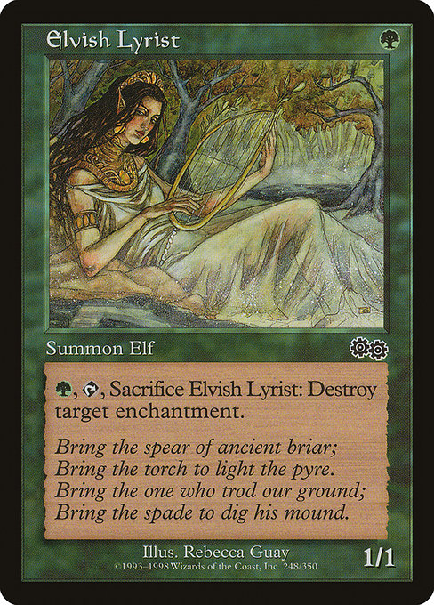 Elvish Lyrist (248) [Urza's Saga]