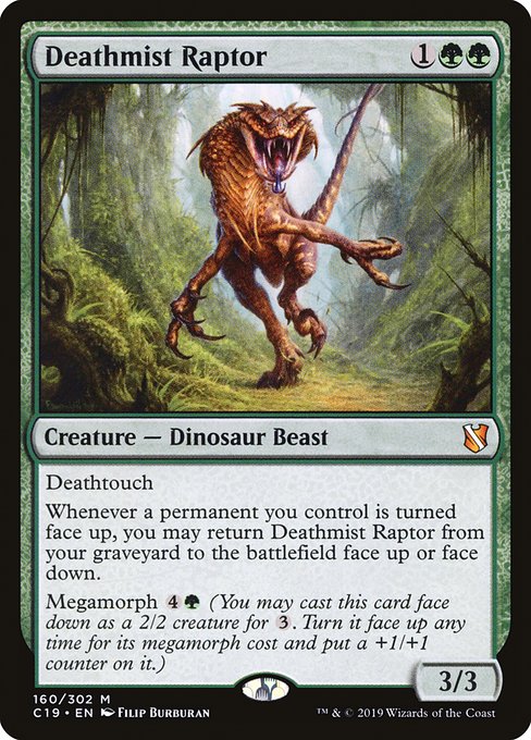 Deathmist Raptor (160) [Commander 2019]