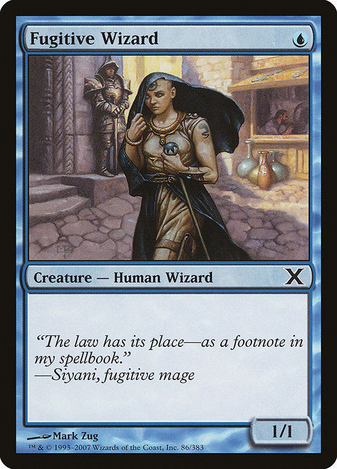 Fugitive Wizard (86) [Tenth Edition]