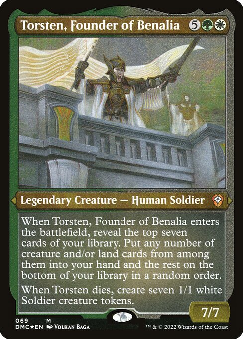 Torsten, Founder of Benalia (69) [Dominaria United Commander]