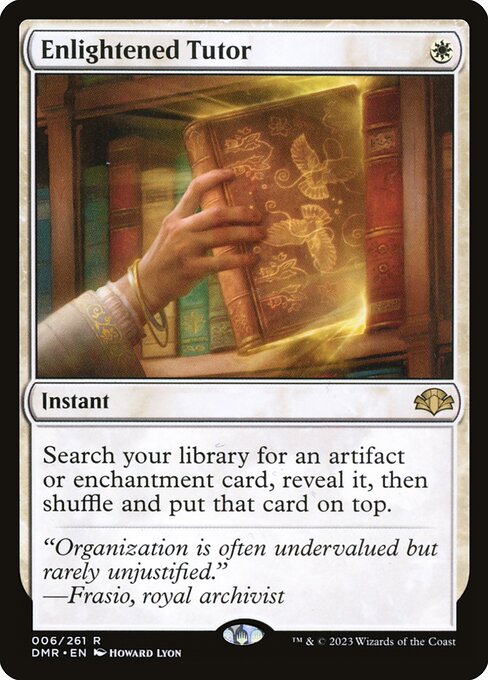 Enlightened Tutor (6) [Dominaria Remastered]