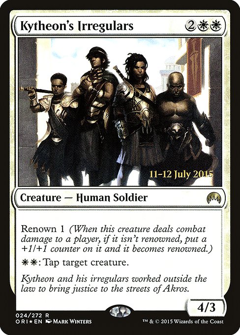 Kytheon's Irregulars (24s) [Magic Origins Promos]