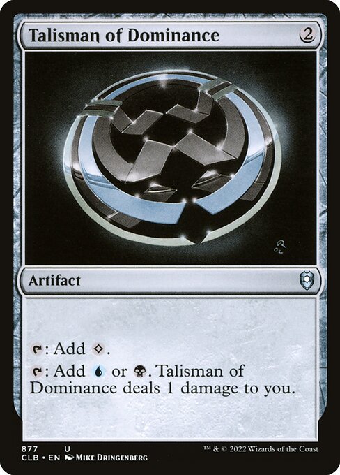Talisman of Dominance (877) [Commander Legends: Battle for Baldur's Gate]