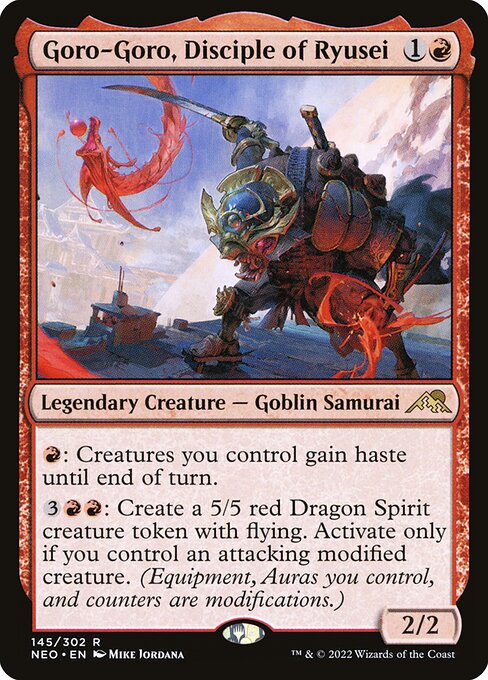 Goro-Goro, Disciple of Ryusei (145) [Kamigawa: Neon Dynasty]