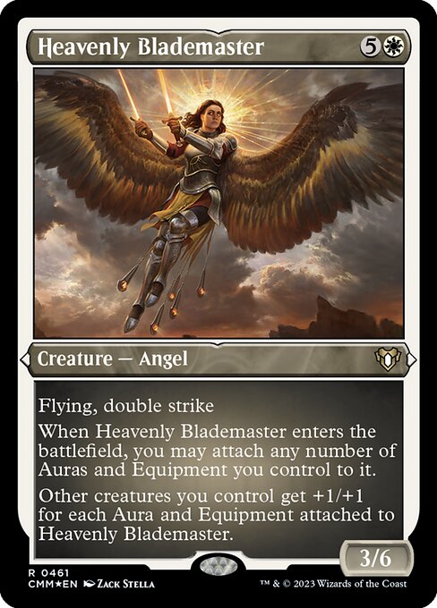 Heavenly Blademaster (461) [Commander Masters]