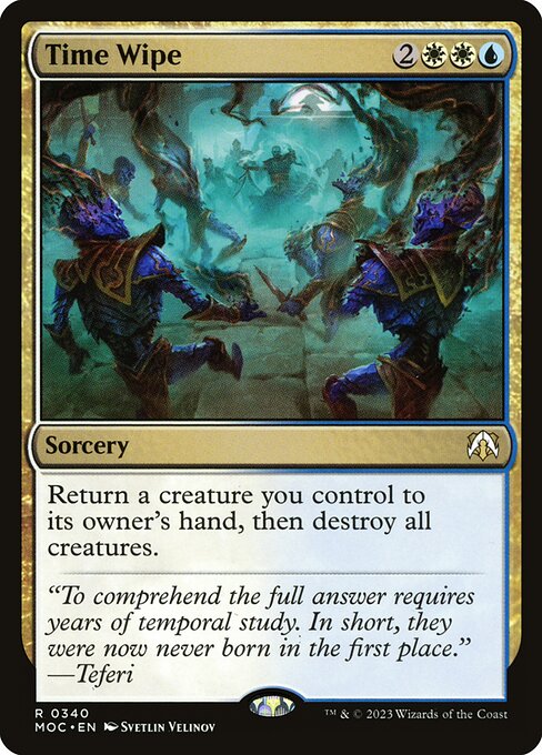 Time Wipe (340) [March of the Machine Commander]