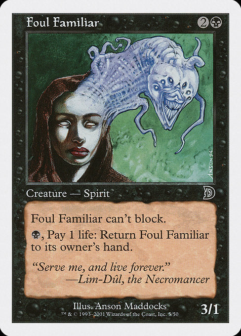 Foul Familiar (5) [Deckmasters]