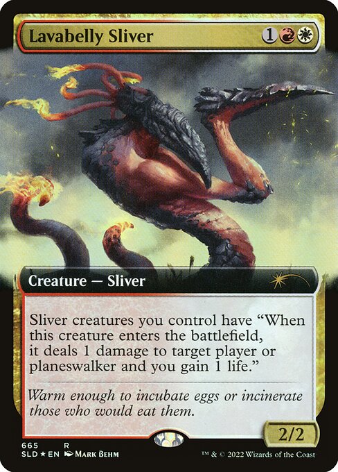 Lavabelly Sliver (665) [Secret Lair Drop] [Extended Art]