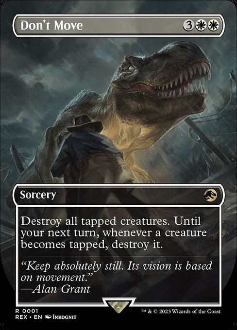 Don't Move (1) [Jurassic World Collection] [Borderless]