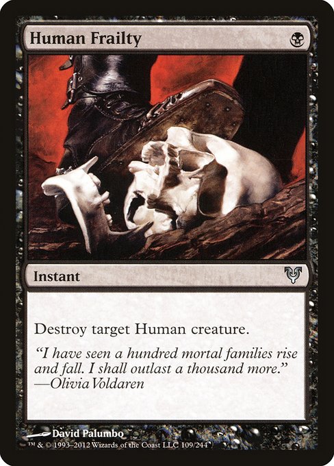 Human Frailty (109) [Avacyn Restored]