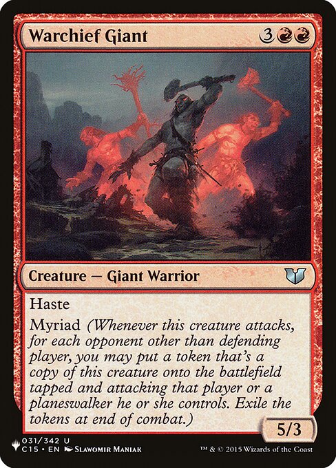 Warchief Giant (C15-31) [The List]