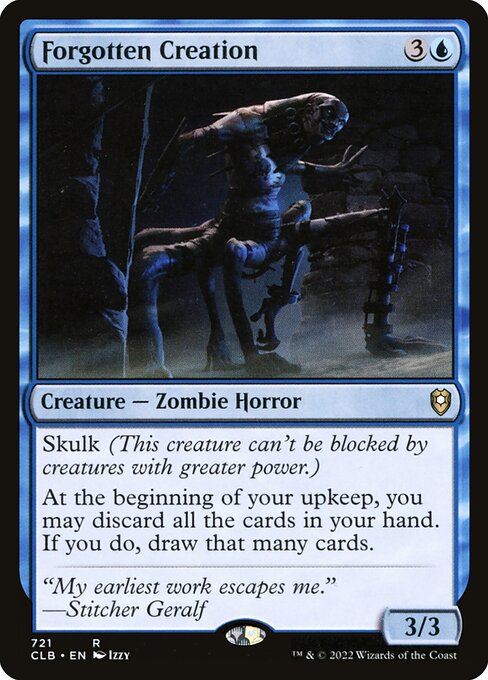 Forgotten Creation (721) [Commander Legends: Battle for Baldur's Gate]