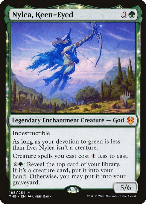 Nylea, Keen-Eyed (185p) [Theros Beyond Death Promos]