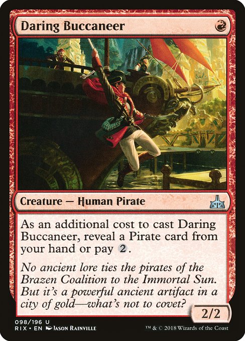 Daring Buccaneer (98) [Rivals of Ixalan]