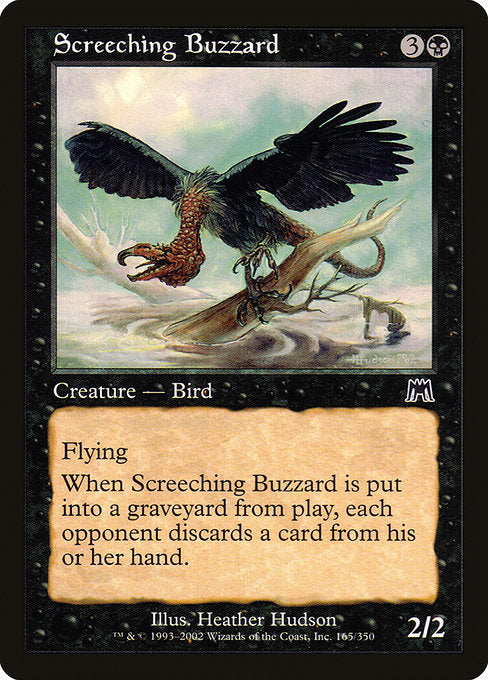 Screeching Buzzard (165) [Onslaught]