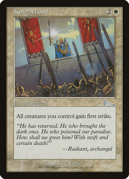 Knighthood (12) [Urza's Legacy]