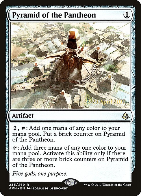 Pyramid of the Pantheon (235s) [Amonkhet Promos]