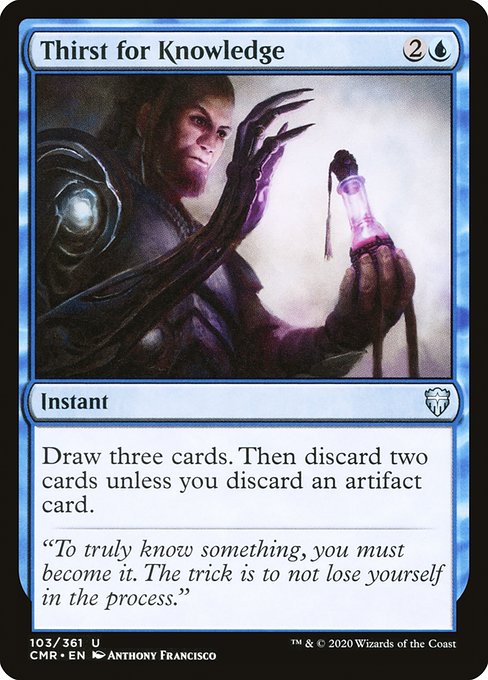 Thirst for Knowledge (103) [Commander Legends]