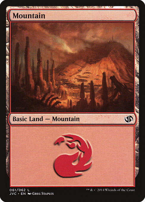 Mountain (61) [Duel Decks Anthology: Jace vs. Chandra]