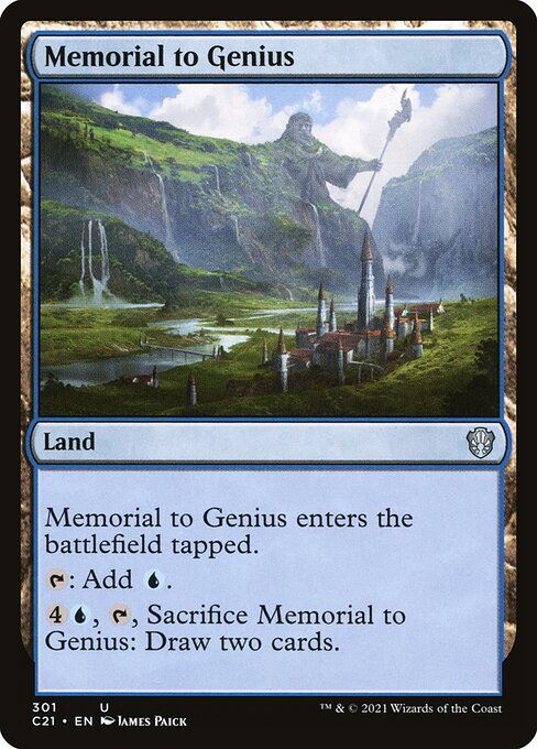 Memorial to Genius (301) [Commander 2021]